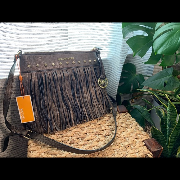 Michael Kors Fringe Crossbody - Picture 1 of 2